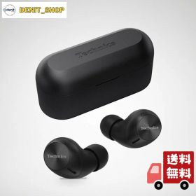 テクニクス ワイヤレスイヤホン EAH-AZ40M2-K ブラック bluetooth ノイズキャンセリング 3台マルチポイント IPX4 LDAC対応 ハイレゾ音質再生 アプリ対応