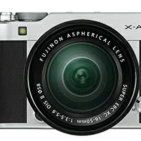 【中古】（新古品） 富士フイルム(FUJIFILM) ミラーレス一眼カメラ X-A5レンズキット シルバー X-A5LK-S
