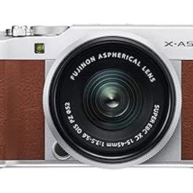 【中古】(非常に良い)FUJIFILM ミラーレス一眼カメラ X-A5レンズキット ブラウン X-A5LK-BW