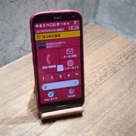 美品 らくらくスマートフォン F-52B SIMフリー スマホ