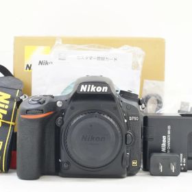 C201344-1）Nikon Ｄ750 デジタル一眼レフ ボディー 美品 元箱付き シャッタ数 26500回以下