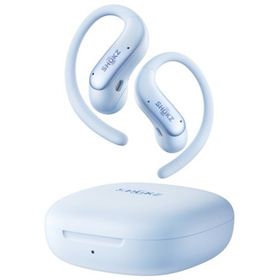 ショックス 完全ワイヤレスBluetoothオープンイヤー型イヤホン OpenFit Air 2（アイスブルー） Shokz SKZ-EP-000077返品種別A