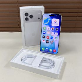 iPhone 17 Pro Max 2TB 本体 （eSIMのみ対応）【中古】【Aランク】国内版SIMフリー 白ロム Silver MFYJ4J/A シルバー A3525