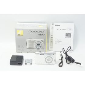美品 Nikon ニコン COOLPIX A100 コンパクトデジタルカメラ シルバー 元箱付 260909w