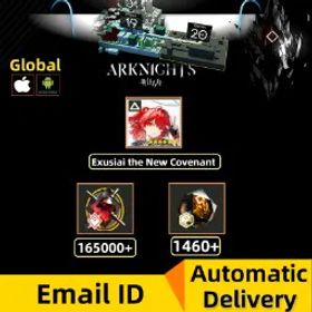 アークナイツ ⚡Global iOS/Android⚡[6⭐ Exusiai the New Covenant ][230000+ Orundum][1480+ Originiums]