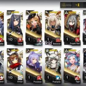 アークナイツ ARKNIGHTS GLOBAL STARTER 5*6 , LIMITED WANG , ULPIANUS,SARIA,LUMEN,GLADIA