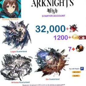 アークナイツ ⭐ 6-STAR OPERATORS 💎 32000 ORUNDUM 🚀 STARTING