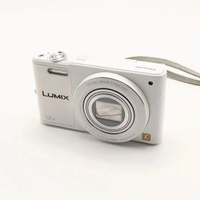 【自撮りチルト液晶/Wi-Fi搭載】Panasonic LUMIX DMC-SZ10 ホワイト 光学12倍ズーム 動作品 ストラップ付