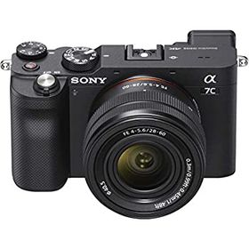 【中古】「ほぼ新品」ソニー フルサイズミラーレス一眼 α7C レンズキット ブラック ILCE-7CL B【追いかける瞳AFで撮り逃さない】