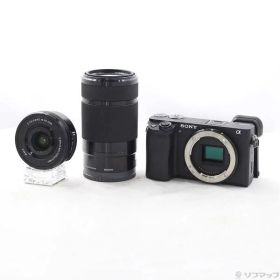 【中古】SONY(ソニー) α6400 ILCE-6400Y ダブルズームレンズキット ブラック 【297-ud】
