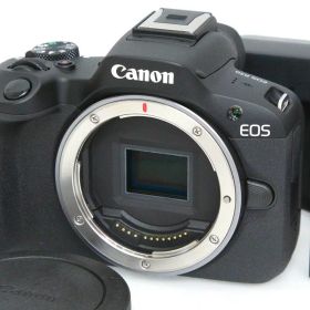 【中古】【美品】キヤノン EOS R50 ボディ [ブラック] CA01-R7350-4B3B キヤノン ミラーレス一眼 APS-C RFマウント 高画質 高速AF 4K動画 小型軽量 初心者 ブラック デジタルカメラ