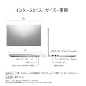 【新品・2営業日で発送】DELL デル ND25-FWHBS Dell DELL Dell 15 DC15250 Windows 11 Home 15.6型（インチ） ...