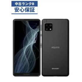 【中古】【良品】AQUOS sense4 64GB SH-M15 ブラック SIMFREE【安心30日保証】 本体 白ロム CCコネクト