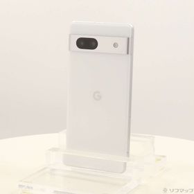 (中古)GOOGLE Google Pixel 7a 128GB スノー GOSAU2 Softbank SIMフリー(269-ud)