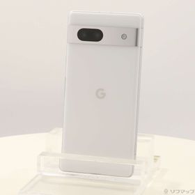 (中古)GOOGLE Google Pixel 7a 128GB スノー au SIMフリー(377-ud)
