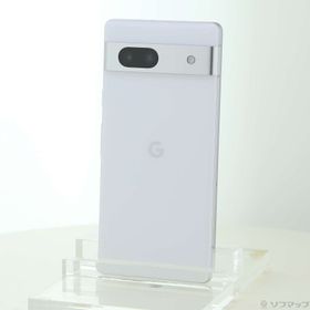 (中古)GOOGLE Google Pixel 7a 128GB スノー GOSAU2 Softbank SIMフリー(305-ud)