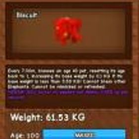 ロブロックス(ROBLOX) 庭を成長させる Rainbow Elephant