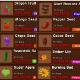 ロブロックス(ROBLOX) 庭を成長させる シード（Seed）販売