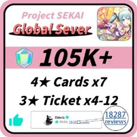 プロジェクトセカイカラフルステージ！ Global | 107400+ Crystals