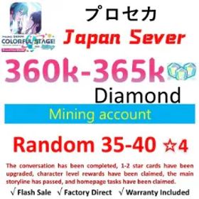 プロジェクトセカイカラフルステージ！ [Japan] 360K+ Crystals | 35-40 *4★ Character Cards ✅【iOS/Android/PC】