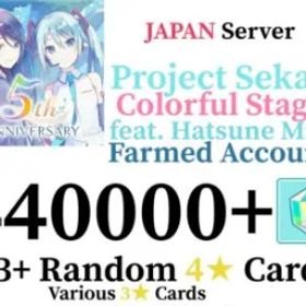 プロジェクトセカイカラフルステージ！ 🌺🟥JAPAN🌺🟥440,000–460,000+ DIAMONDS🌺🟥(23–28) + RANDOM 4⭐ CARDS🌺🟥+ VARIOUS 3⭐ CARDS🌺🟥