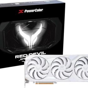【新品】【代引き不可】Power Color AMD Radeon RX9070XT 搭載 グラフィックボード GDDR6 16GB Red Devil ホワイトモデル 16G-E/OC/WHITE
