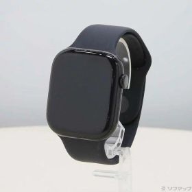 【中古】Apple(アップル) Apple Watch Series 10 GPS 46mm ジェットブラックアルミニウムケース ブラックスポーツバンド 【262-ud】