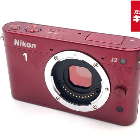 【中古】 【良品】 ニコン Nikon 1 J2 ボディ レッド