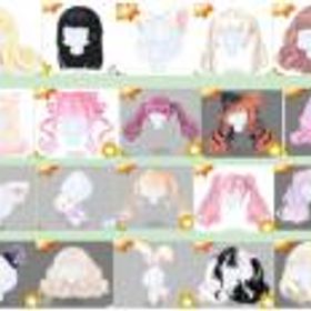 ポケコロ 人気アイテム SR髪 スペース バラ売り 【最安値】！!