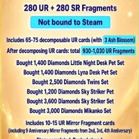 遊戯王マスターデュエル 33000+ Gems丨930-1030UR Dust(65-75 UR Can Dismantle)--A B&J*3丨Automatic Delivery