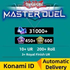 遊戯王マスターデュエル ⚡iOS/Android⚡[31500+ Gems][450-600UR Dust+600SR Dust][3+ Royal Finish UR][10+UR][200+ Roll]