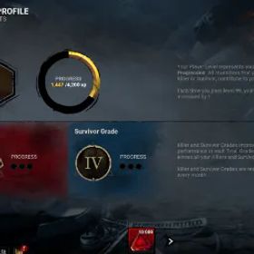 デッドバイデイライト 【STEAM DBD Devotion LVL 0】☑️ 2 Very Rare Skins + 8 Killers + 10 Survivors ⭐ 2220 Iridescent Shards + 131K BloodPoints ⭐ 176hs