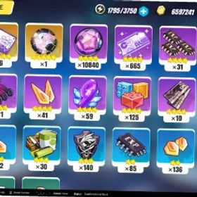 崩壊3rd 💎 12565 CRYSTALS 🎫 6 TICKETS 🆙 45 LVL
