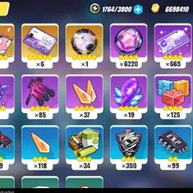崩壊3rd 💎 15525 CRYSTALS 🎫 14 TICKETS 🆙 50 LVL