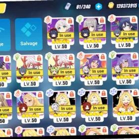 崩壊3rd 💜 Lvl 88 💜 22+ Six-Star Weapons 💜 Meta Valkyries