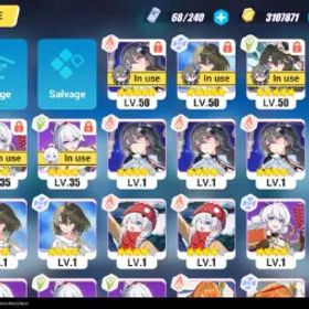 崩壊3rd ⭐Vita S2 4/4 + gacha-skin "Eldritch Vantage", 4/4 Kiana Ba-Dum!, Mobius, Aponia + 32 to guarantor ⭐
