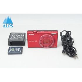 Nikon ニコン COOLPIX S6100 コンパクトデジタルカメラ スーパーレッド 260714av【アルプスカメラ】