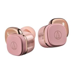 オーディオテクニカ ATH-SQ1TW2NC PK ワイヤレスヘッドホン アクティブノイズキャンセリング搭載 ワイヤレス充電対応 ピンク