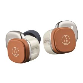 オーディオテクニカ ATH-SQ1TW2NC WCM ワイヤレスヘッドホン アクティブノイズキャンセリング搭載 ワイヤレス充電対応 ホワイトキャメル
