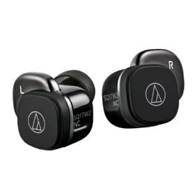 ワイヤレスイヤホン ノイズキャンセリング オーディオテクニカ ATH-SQ1TW2NC BK Bluetooth 防水