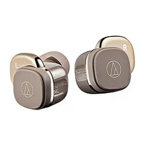 audio-technica(オーディオテクニカ) フルワイヤレスイヤホン カフェラテ ATH-SQ1TW2NC CA ［カナル型 /ノイズキャンセリング対応］ ATHSQ1TW2NCCA