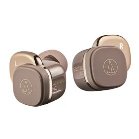 オーディオテクニカ ATH-SQ1TW2NC CA ワイヤレスヘッドホン アクティブノイズキャンセリング搭載 ワイヤレス充電対応 カフェラテ