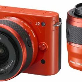 【中古】「非常に良い」Nikon ミラーレス一眼 Nikon 1 J2 ダブルズームキット1 NIKKOR VR 10-30mm f/3.5-5.6/1 NIKKOR VR 30-110mm f/3.8-