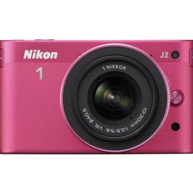 【中古】Nikon ミラーレス一眼カメラ Nikon 1 (ニコンワン) J2 標準ズームレンズキット ピンク N1J2HLKPK