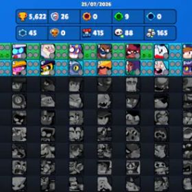 ブロスタ ✅[Brawl Stars] 5,622 Trophies ⭐ 26 Brawlers ⭐0 Hypercharges⭐All Details Changeable