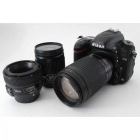 【中古】ニコン Nikon D750 単焦点&標準&望遠トリプルレンズセット 美品当店保証30日間 人気モデル 高画質 売れ筋