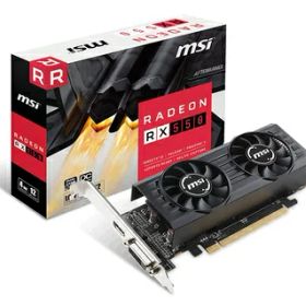 【中古】 MSI AMD RX550 搭載 ロープロファイル対応グラフィックカード [ Radeon RX 550 4GT LP OC ]