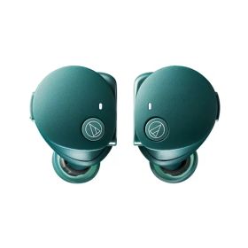 オーディオテクニカ ワイヤレス イヤホン ノイズキャンセリング IP55 最大25時間 USB-C ATH-CKS50TW2 GR グリーン系