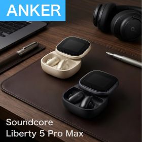 【18ヶ月保証】Anker Soundcore Liberty 5 Pro Max 完全ワイヤレスイヤホン Bluetooth 6.1 ノイズキャンセリング LDAC ハイレゾ Dolby Atmos AIボイスレコーダー カナル ラッピング対応