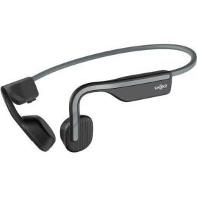 ショックス ワイヤレス イヤホン 骨伝導オープンイヤ IP55 最大6時間 USB-C OPENMOVE AFT-EP-000022 グレー系